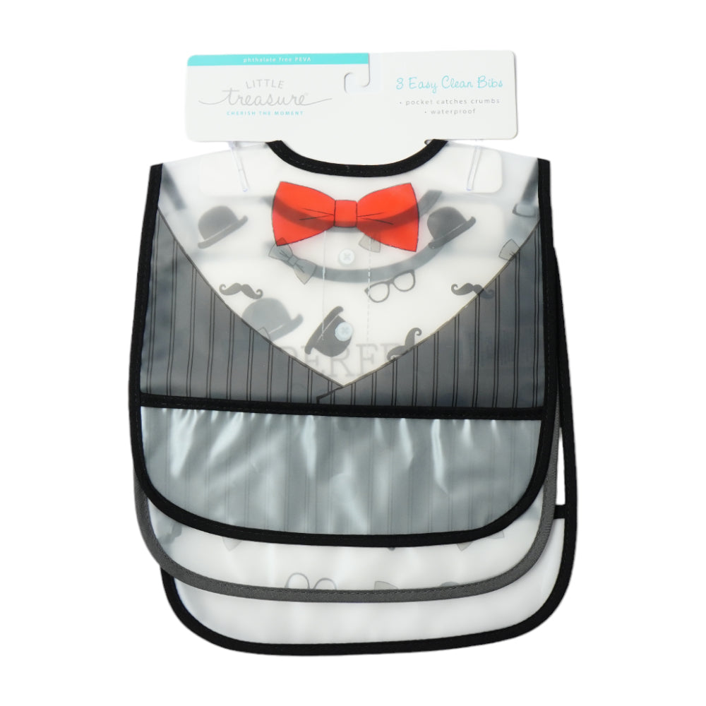BABY PLASTIC BIB 3PC SET IR 75558CH MW-21 Default Title - MamasJan KidsWear