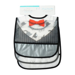 BABY PLASTIC BIB 3PC SET IR 75558CH MW-21 Default Title - MamasJan KidsWear