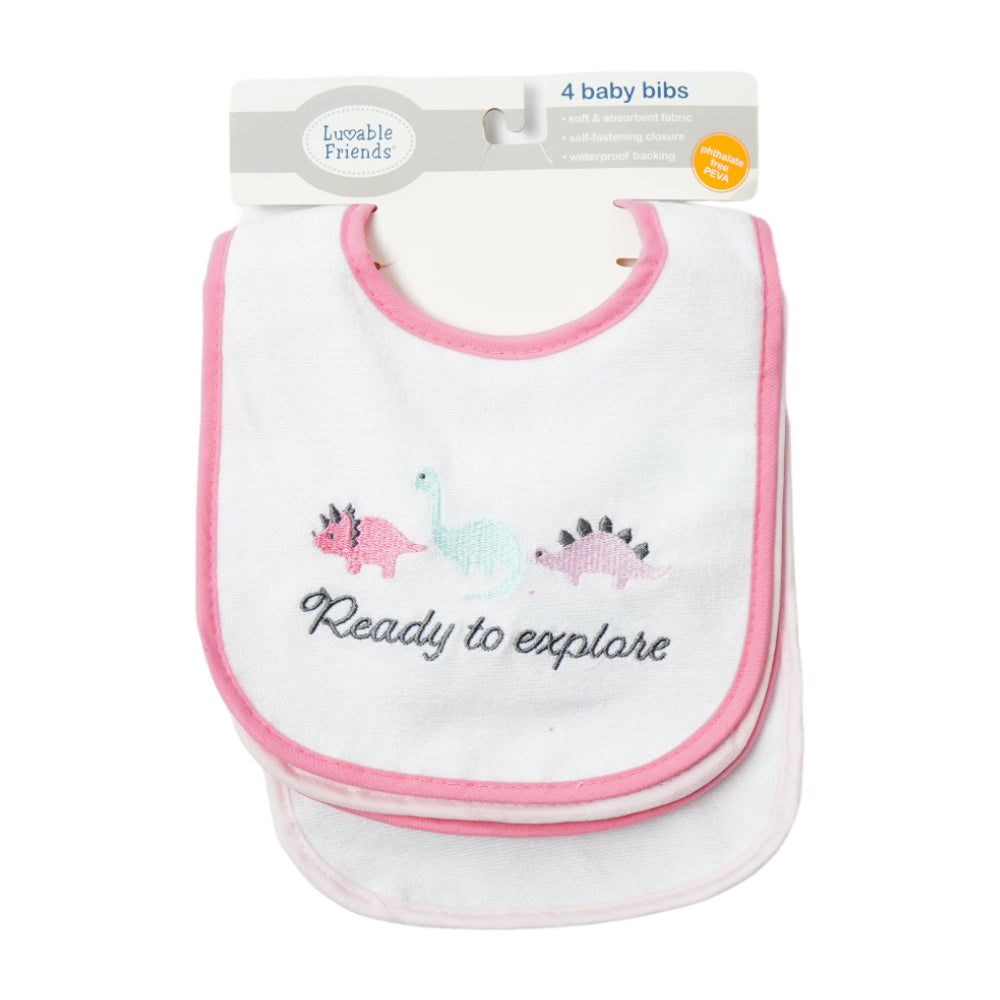 BABY BIB 4PC SET IR 01786 MW-21 Default Title - MamasJan KidsWear