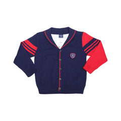 BOYS L/S CARDIGAN SWEATER IR T-7127 MW-21 4-5 YEAR Default Title - MamasJan KidsWear