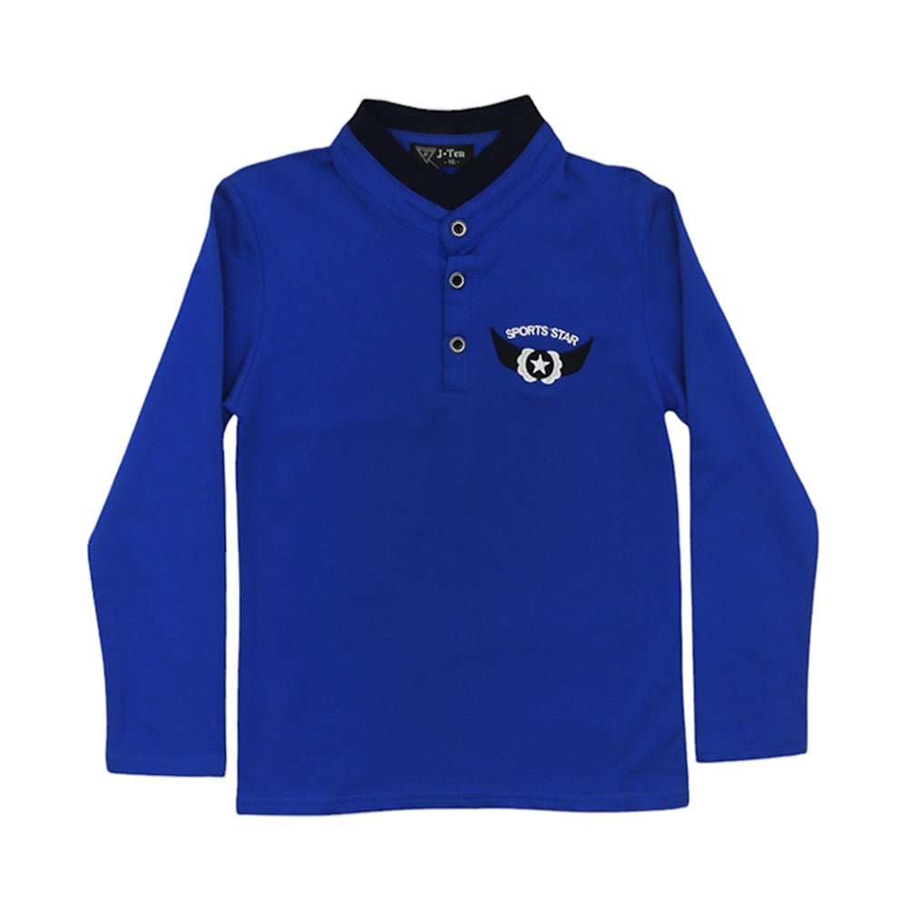 BOYS L/S POLO SHIRT IR 941 MW-21 9-10 YEAR Default Title - MamasJan KidsWear