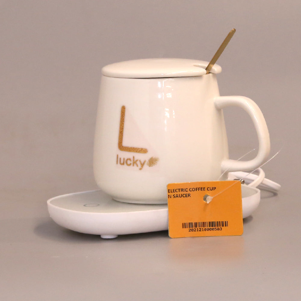 ELECTRIC COFFEE CUP N SAUCER Default Title - MamasJan B_Alfatah