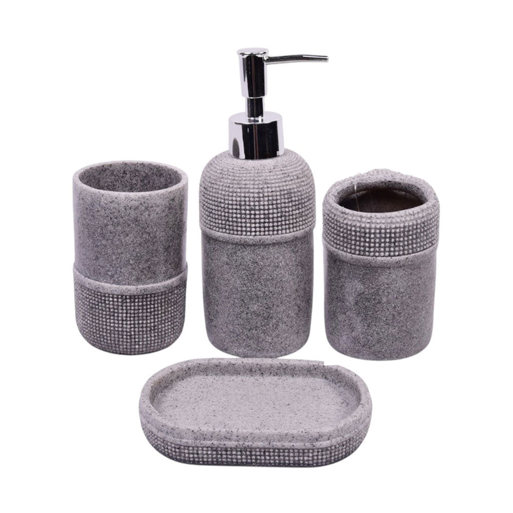BATHROOM SET 4PC IR SMS-329 Default Title - MamasJan Decoration
