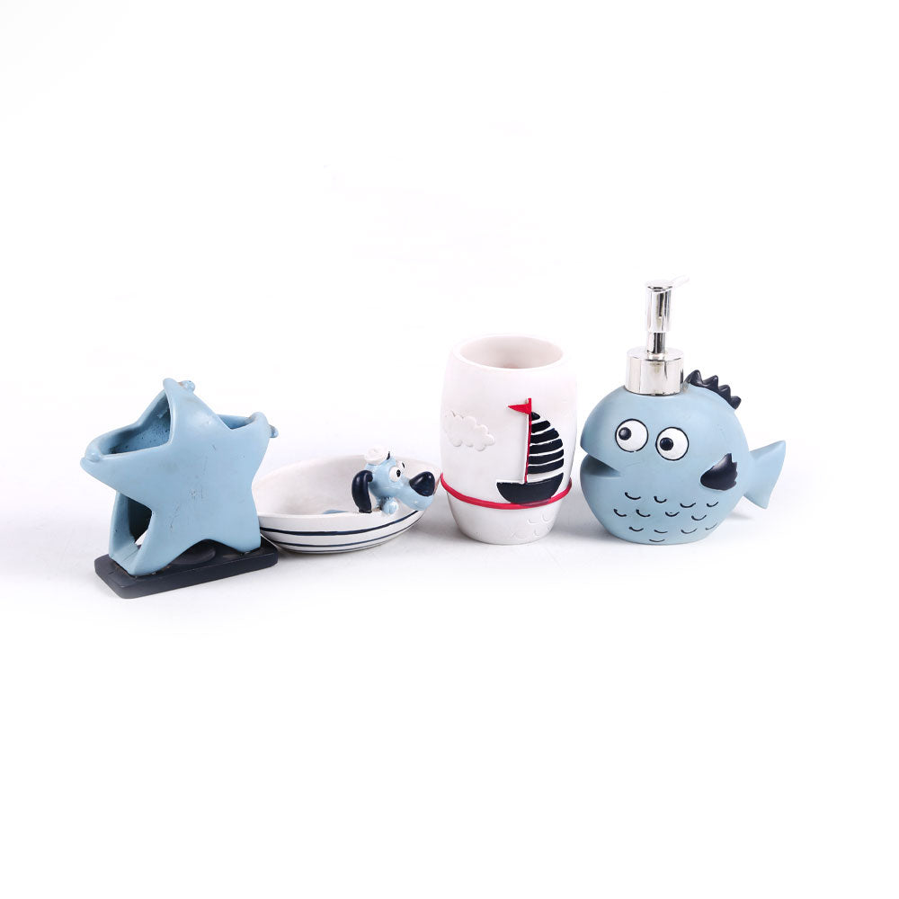 Bathroom Set 4Pc Ir Sms-666 Default Title - MamasJan Decoration
