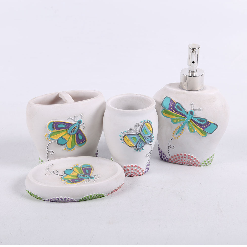 Bathroom Set 4Pc Ir Sms-670 Default Title - MamasJan Decoration