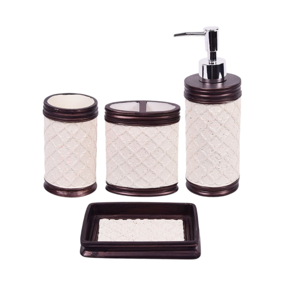 BATHROOM SET 4PC IR SMS-527 Default Title - MamasJan Decoration