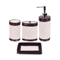 BATHROOM SET 4PC IR SMS-527 Default Title - MamasJan Decoration