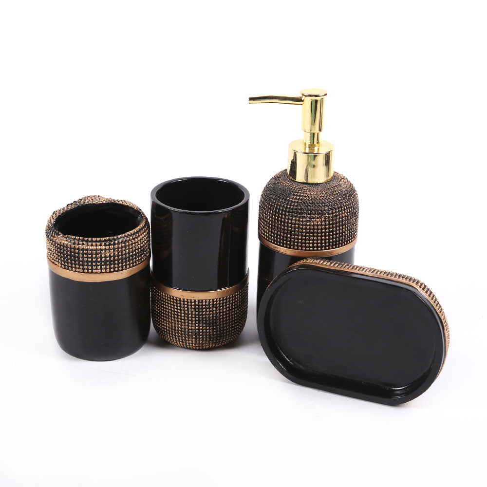 Bathroom Set 4Pc Ir Sms-712 Default Title - MamasJan Decoration