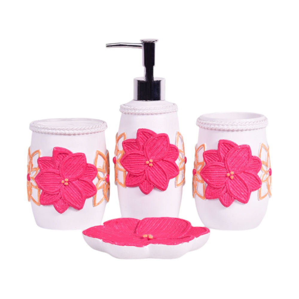 BATHROOM SET 4PC IR SMS-752 Default Title - MamasJan Decoration