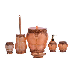 BATHROOM SET 6PC IR SMS-062 Default Title - MamasJan Decoration
