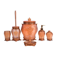 BATHROOM SET 6PC IR SMS-477 Default Title - MamasJan Decoration