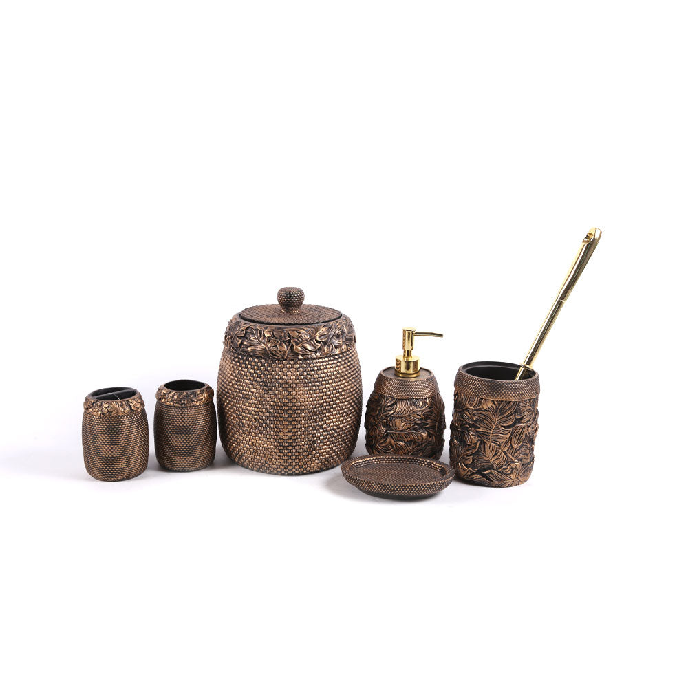 Bathroom Set 6Pc Ir Sms-746 Default Title - MamasJan Decoration