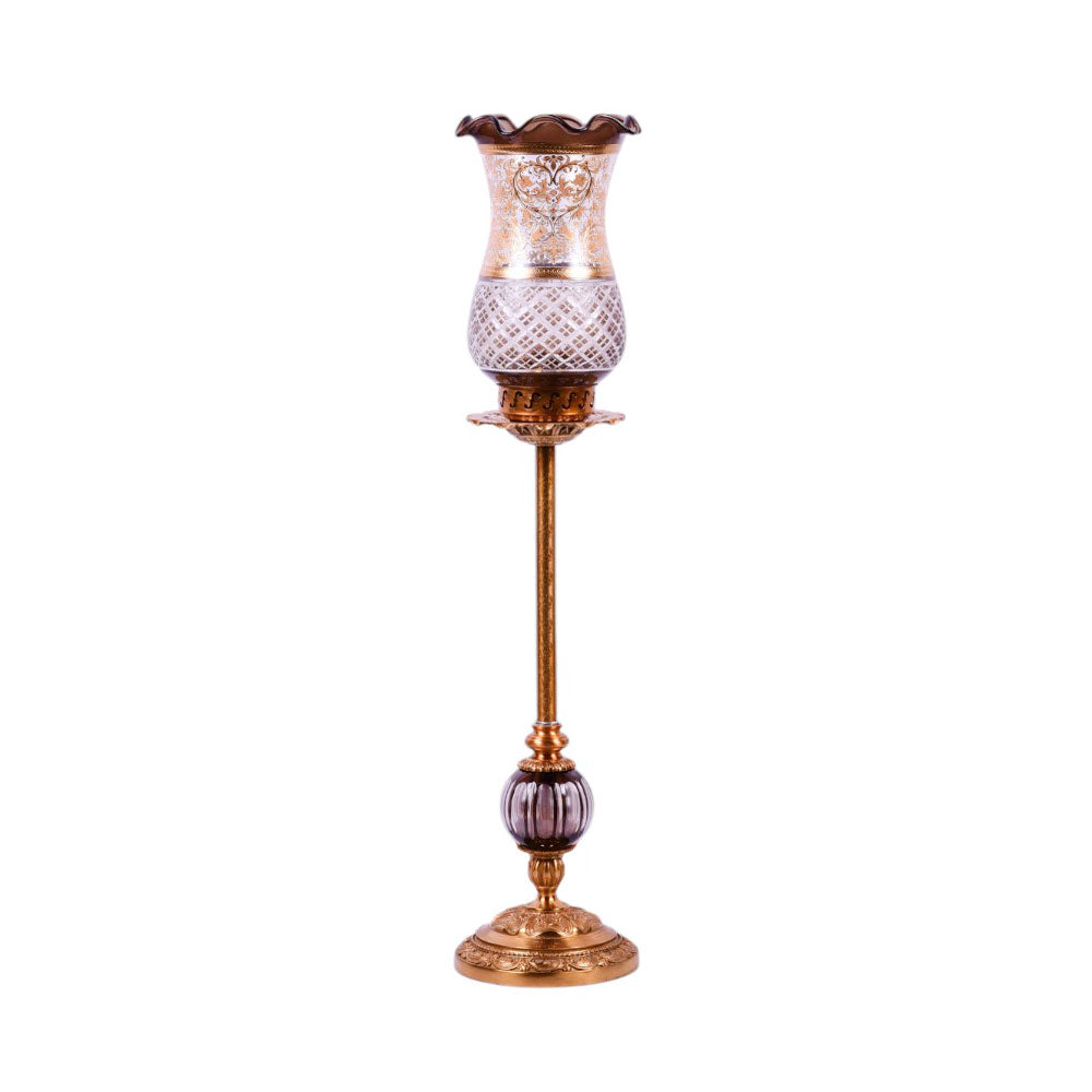 LAMP CRYSTAL BRASS IR XC-025 JSC03-D04-1 Default Title - MamasJan Decor