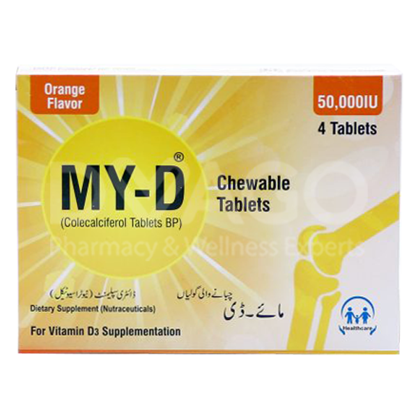 My-D Chewable Tablets  (1 Box = 4 Tablets)