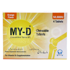 My-D Chewable Tablets  (1 Box = 4 Tablets)