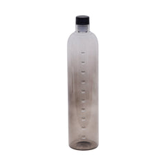 WATER BOTTLE GLASS 1000 ML TIME MARKER SMOKE 0736 Default Title - MamasJan Crockery