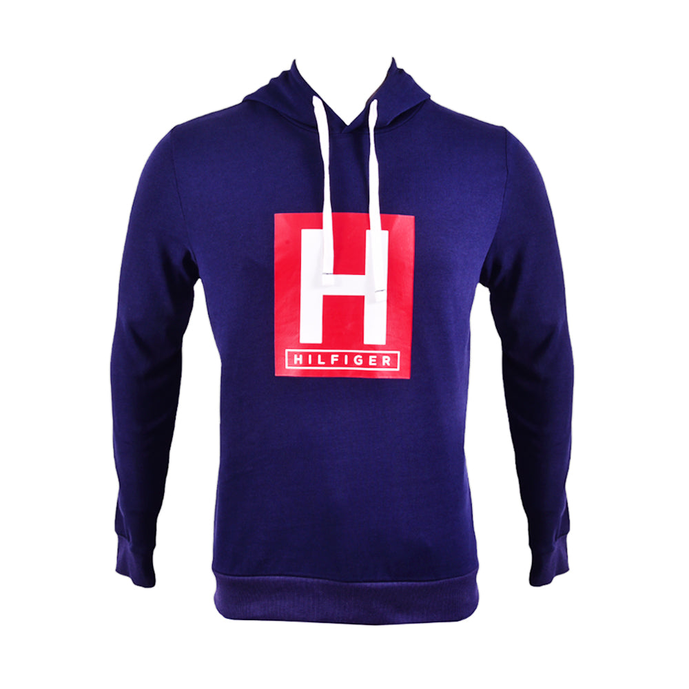 TH MEN L/S HODDIE 09T4083 NVY L (IR) XL - MamasJan mens wear