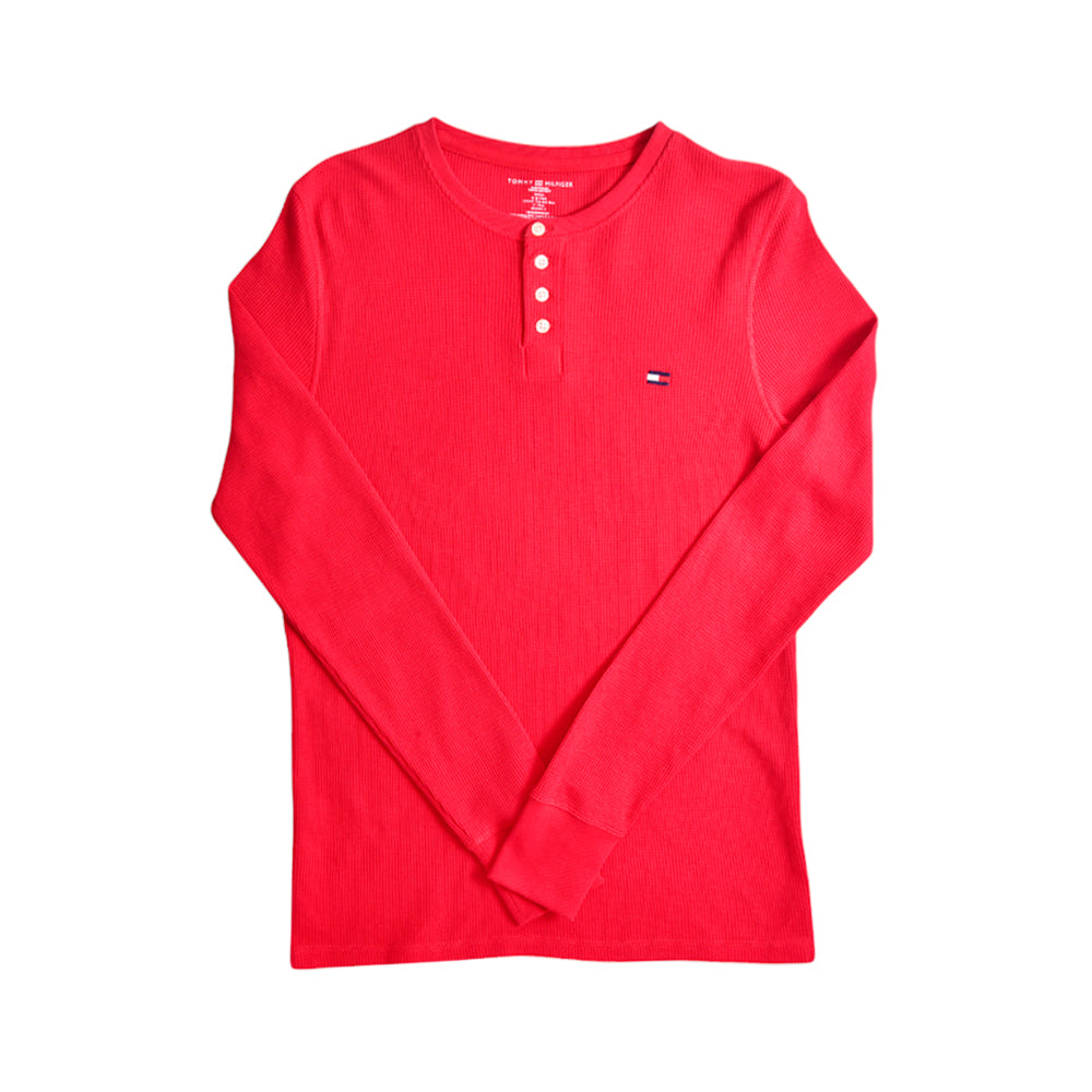 TH MEN L/S SWEAT SHIRT 09T4076 RED L (IR) L - MamasJan mens wear