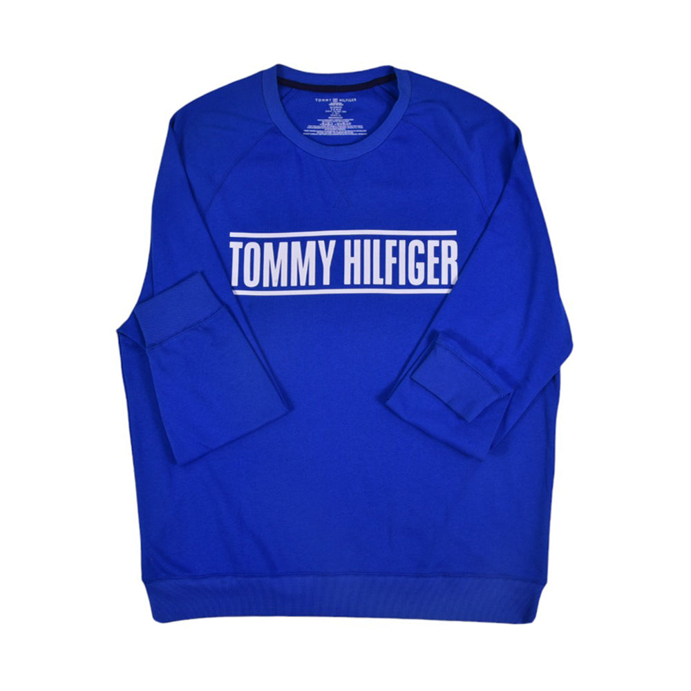 TH MEN L/S SWEAT SHIRT 09T4084 R.BLU L (IR) S - MamasJan mens wear