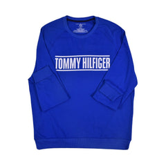TH MEN L/S SWEAT SHIRT 09T4084 R.BLU L (IR) S - MamasJan mens wear