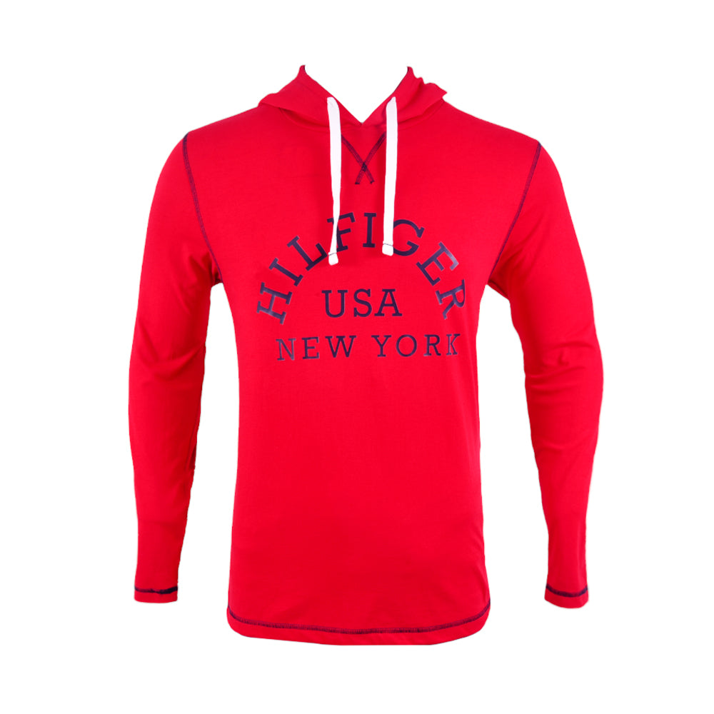 TH MEN L/S HODDIE 09T4091 RED L (IR) XL - MamasJan mens wear