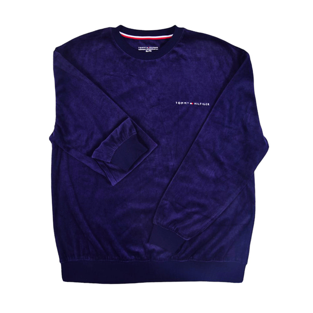 TH MEN L/S SWEAT SHIRT 09T3418 NVY L (IR) M - MamasJan mens wear