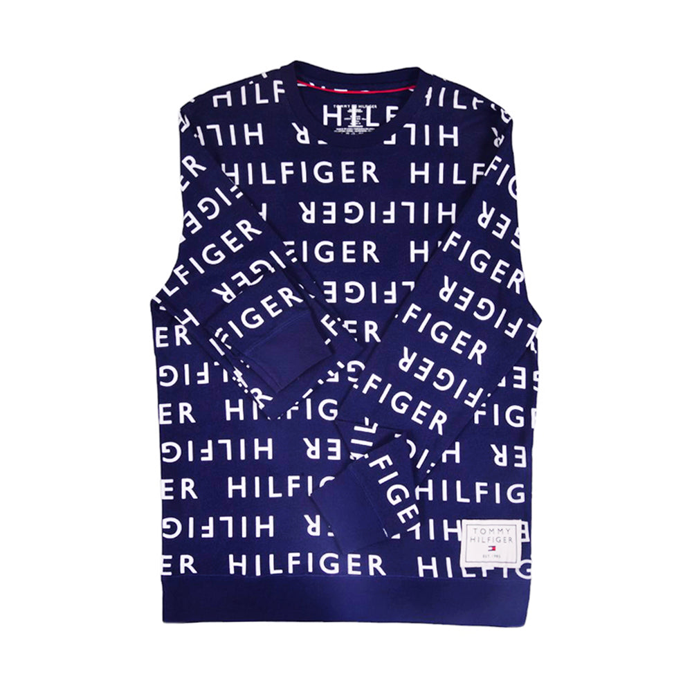 TH MEN L/S SIG SWEAT SHIRT 09T3674 NVY L (IR) XL - MamasJan Mens wear sale