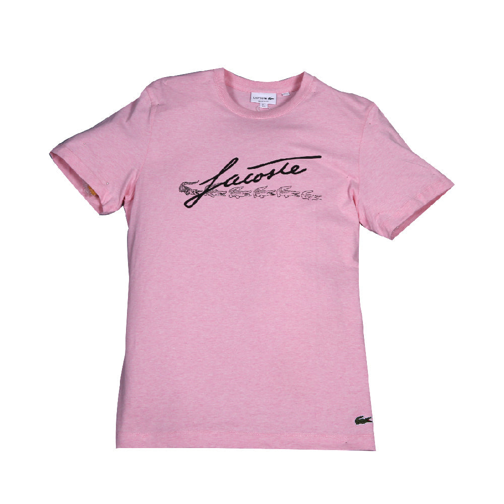LAC MEN S/S CREW NECK TH2054 PNK L (IR) M - MamasJan mens wear