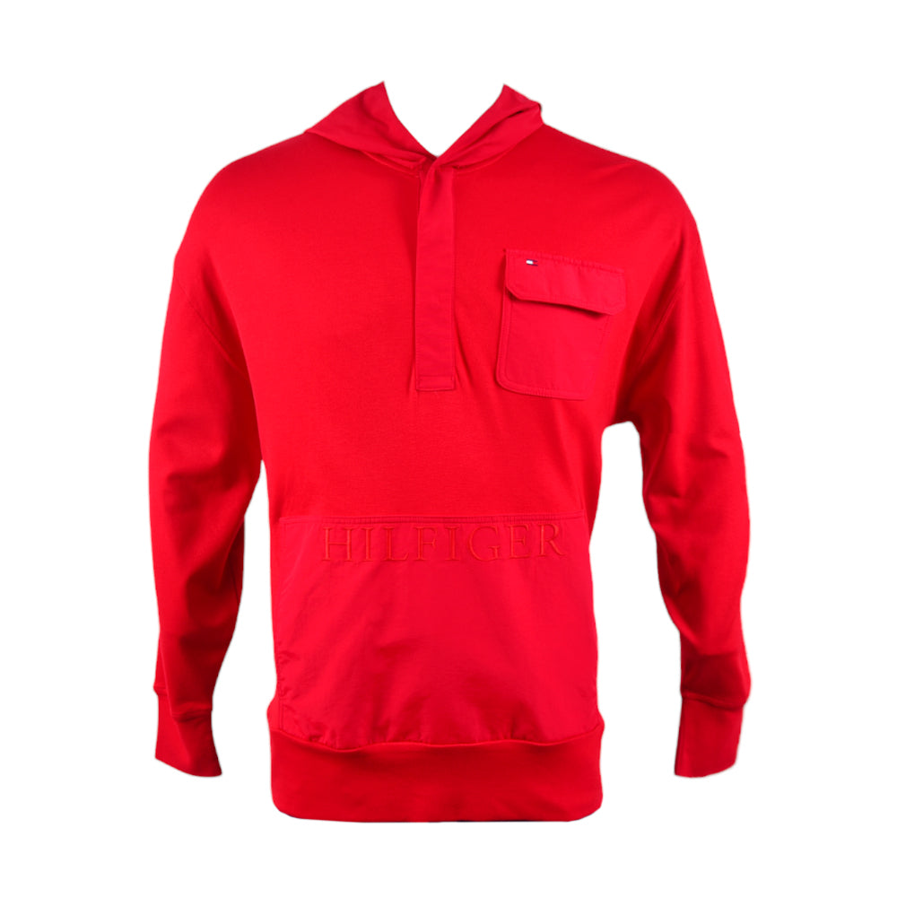 TH MEN L/S KANG HOODIE 78J4532-600 RED M (IR) S - MamasJan mens wear