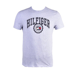TH MEN S/S R NECK T SHIRT 78J5368-030 GRY L (IR) XL - MamasJan mens wear