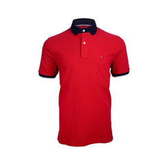 TH MEN S/S POLO 78A6535-946 RED M (IR) Default Title - MamasJan mens wear