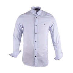 TH MEN L/S D-SHIRT 78J6778-450 S/BLU M (IR) M - MamasJan mens wear