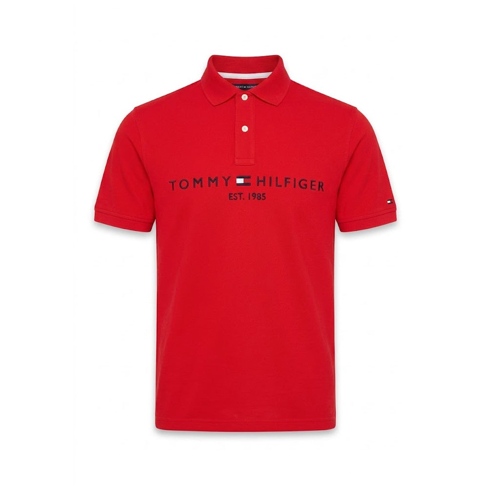 TH MEN S/S POLO 78J6983-640 RED L (IR) Default Title - MamasJan mens wear