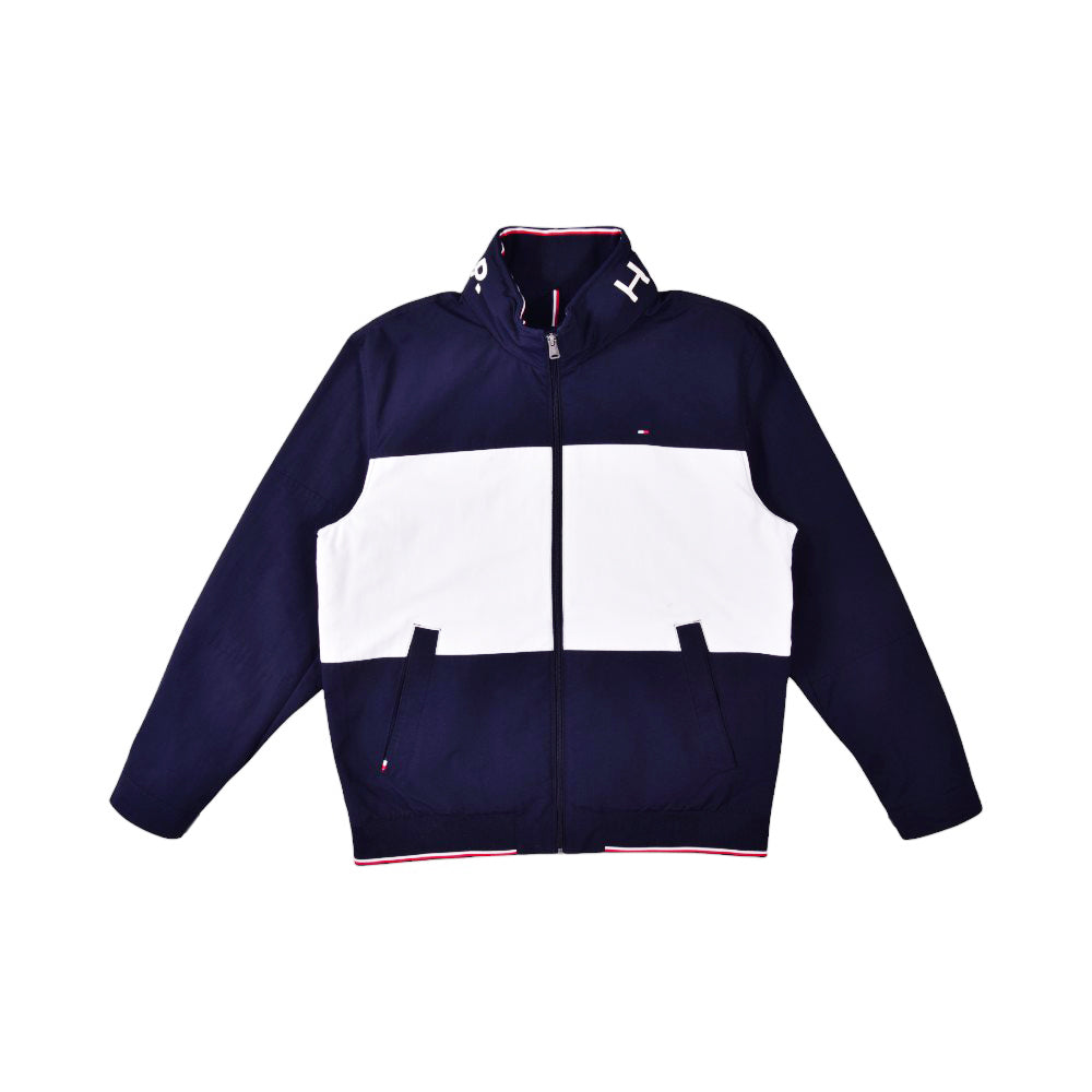 TH MEN L/S WIND BREAKER JACKET 78J5746-411 NVY M (IR) XXL - MamasJan mens wear