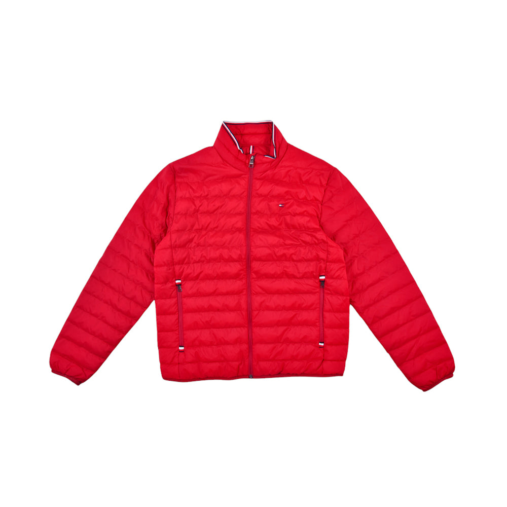 TH MEN L/S PUFFER JACKET 78J6192-610 RED L (IR) XL - MamasJan mens wear