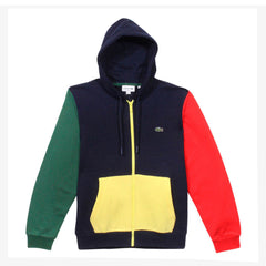 LAC MEN L/S ZIPPER HOODIE SH9613-MY2 YLW/NVY XL (IR) XL - MamasJan mens wear