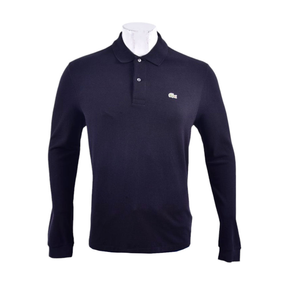 LAC MEN L/S POLO SHIRT L1312-031 BLK L (IR) XL - MamasJan mens wear