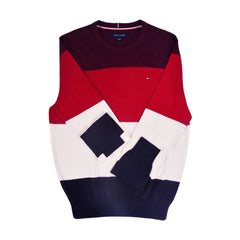 TH MEN L/S R-NECK SWEATER 78J6907-610 MUT (IR) K Default Title - MamasJan mens wear