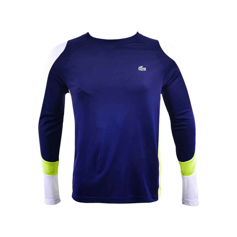 LAC MEN L/S R- NECK SHIRT TH9419-692 NVY S ( IR ) S - MamasJan mens wear