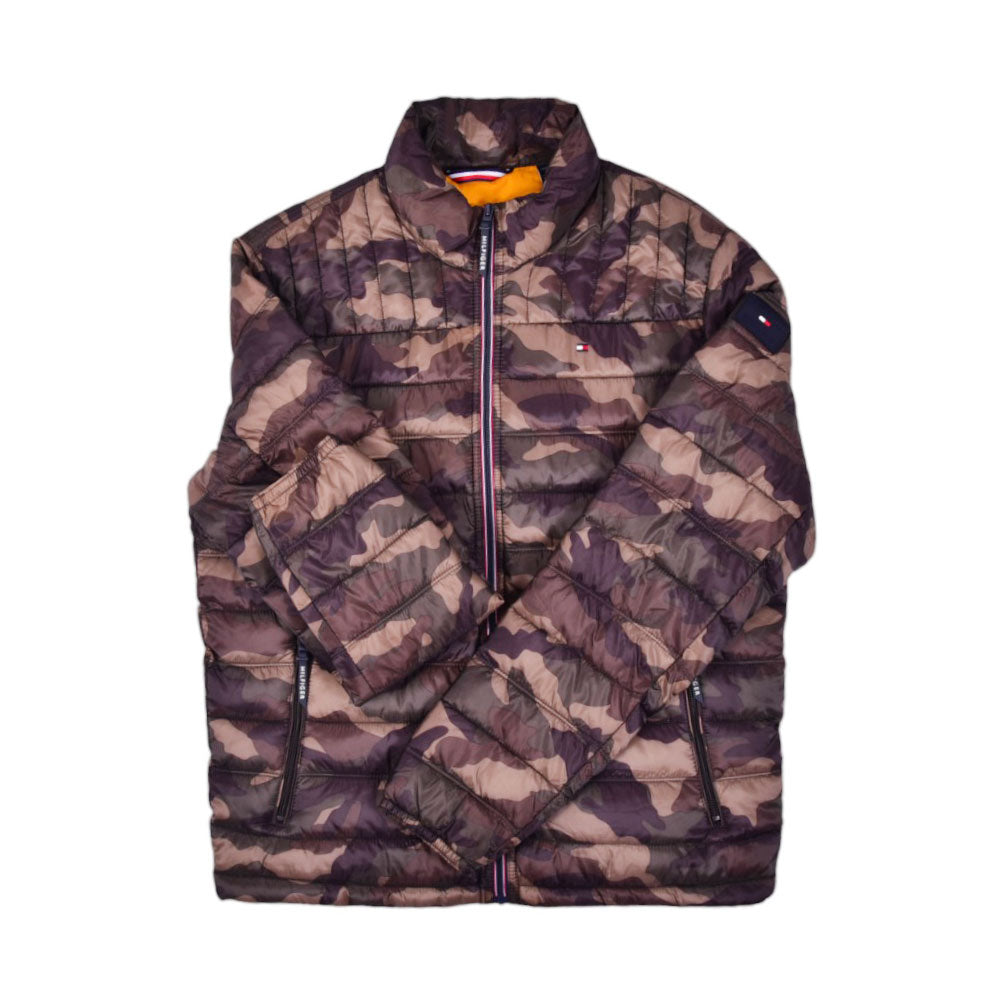 TH MEN L/S PUFFER JACKET 150AN796 CAMO L (IR) XL - MamasJan mens wear