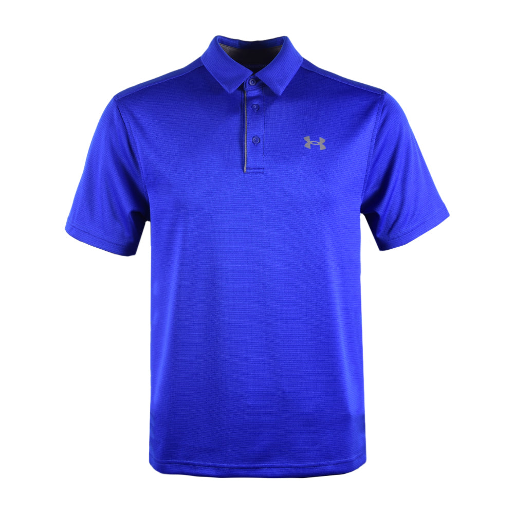 UA MEN S/S POLO 1290140 R/BLU L (IR) XL - MamasJan mens wear