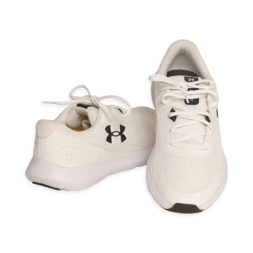 UA MEN RUNNING SHOES 3024883-100 WHT 10 (IR) 9.5 - MamasJan mens wear
