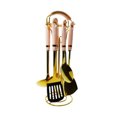 KITCHEN TOOL SET CERAMIC 7PC IR PINK Default Title - MamasJan Crockery