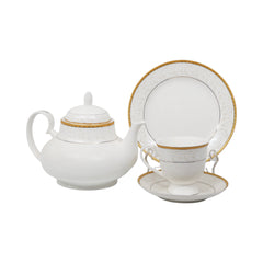 TEA SET 24PC BONE CHINA HH001 AW Default Title - MamasJan Crockery