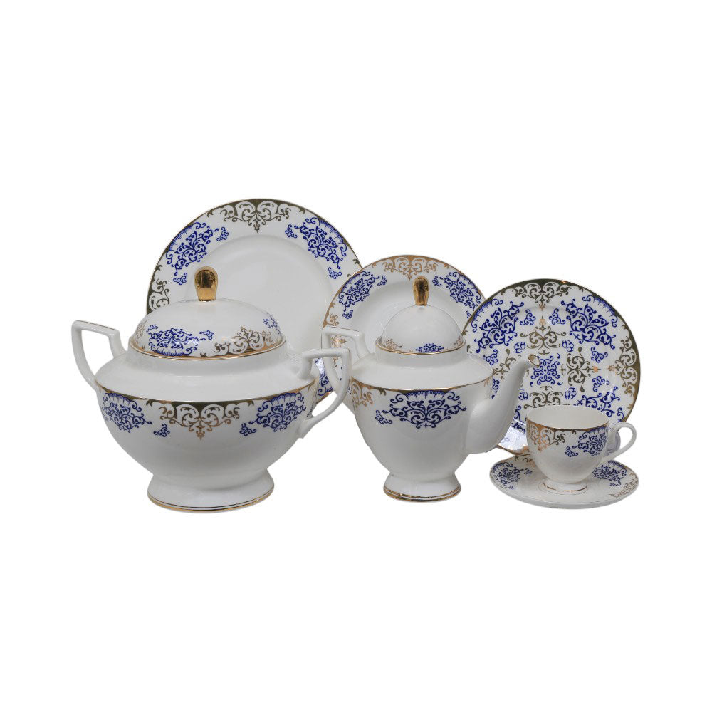 DINNER SET BONE CHINA 61PC 2011KI Default Title - MamasJan Crockery
