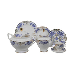 DINNER SET BONE CHINA 61PC 2011KI Default Title - MamasJan Crockery