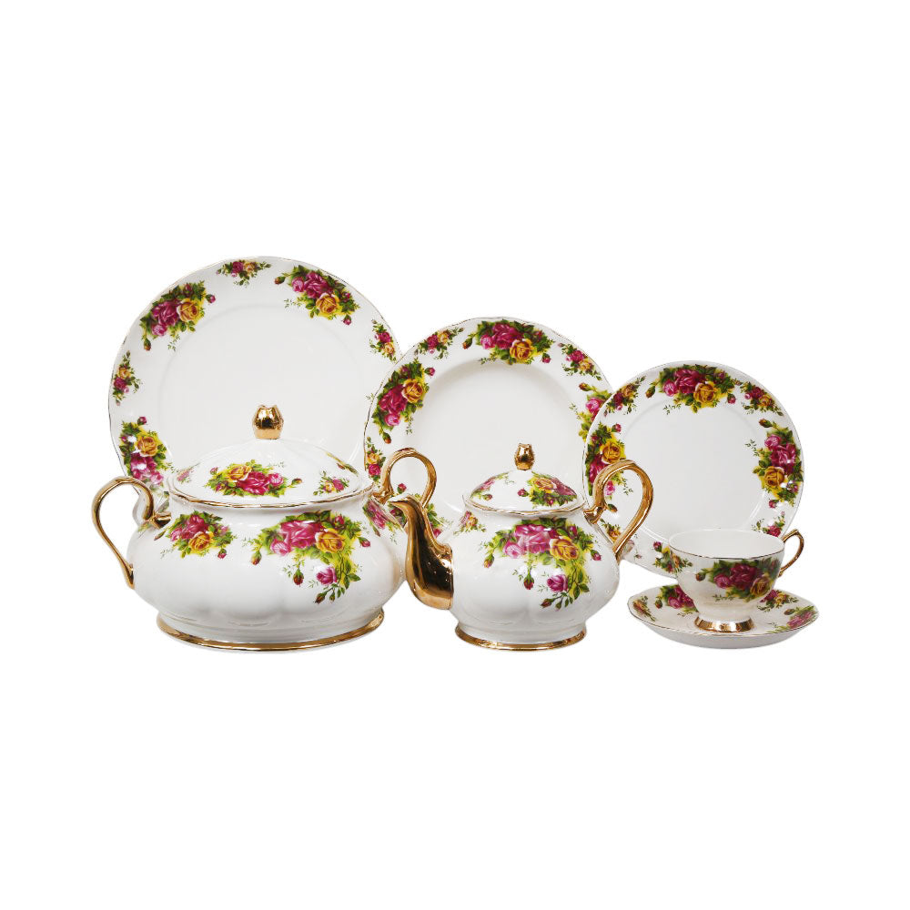 DINNER SET 75PC MORE & MORE K8416F Default Title - MamasJan Crockery