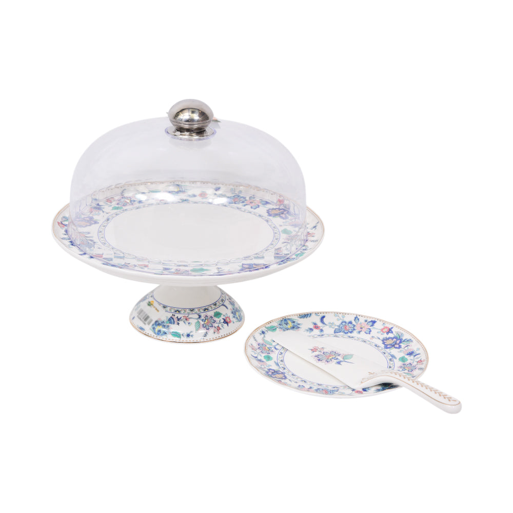 CAKE PLATE SET 9PC MORE & MORE K6954 Default Title - MamasJan Crockery