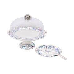 CAKE PLATE SET 9PC MORE & MORE K6954 Default Title - MamasJan Crockery