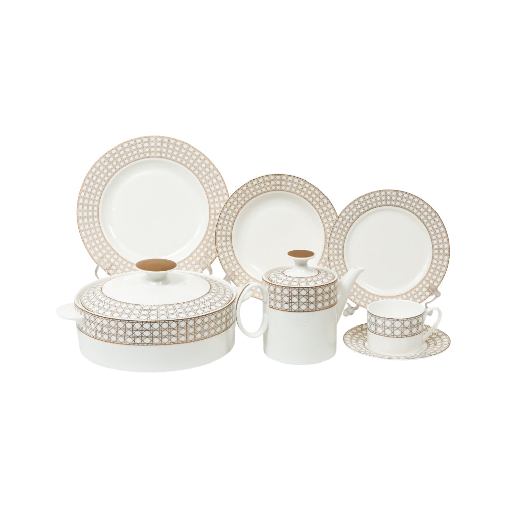 COFFEE SET ROYAL BISTRO 17 PCS J1822-A Default Title - MamasJan Crockery